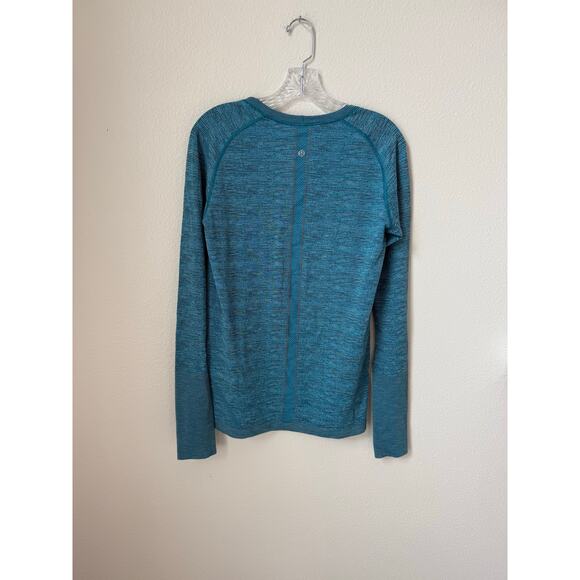 Lululemon Swiftly Tech Long Sleeve Crew Indian Ocean Blue Size 12 - Picture 5 of 9